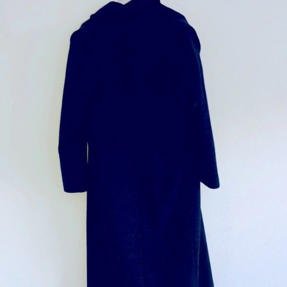 Stephanie Mathews 100% Wool Vintage Womens size 14 missy trench coat - Picture 4 of 10
